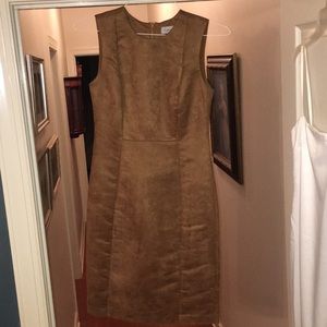 Calvin Klein Suede Dress